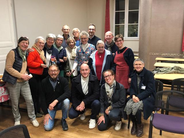 Réunion de l'équipe Accueil Parvis