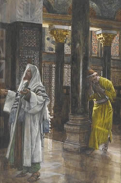 Pharisien publicain evangile tissot