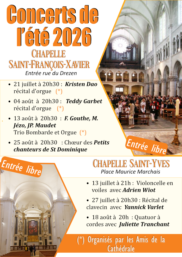 Affiche concerts eté 2026