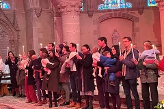 Parents et jeunes baptisés